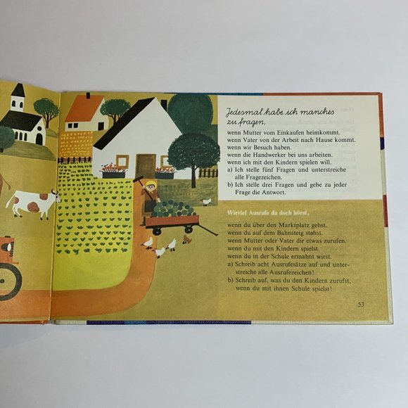 Deine Muttersprache Diesterweg Book Hardcover German Children’s Book Excellent - Picture 8 of 8